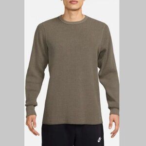 Nike Life Heavyweight Waffle Long Sleeve Top L